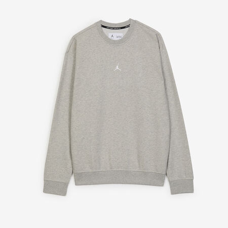 JORDAN SWEAT CREW CENTERED LOGO GRIGIO/BIANCO UOMO