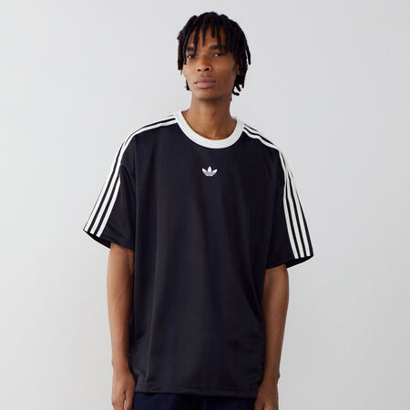 ADIDAS ORIGINALS JERSEY TREFOIL NERO/BIANCO UOMO