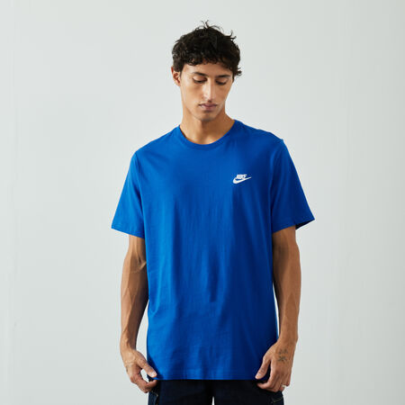 TEE SHIRT CLUB : BLU/BIANCO