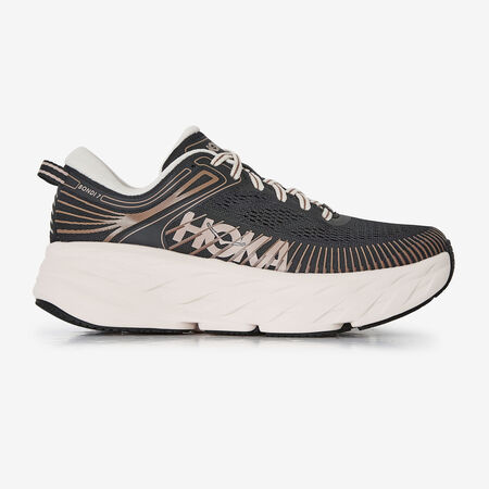 HOKA BONDI 7 NERO/ROSA DONNA