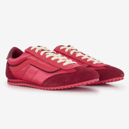 VANS SUPER LOWPRO DOUBLE LACES ROSSO DONNA