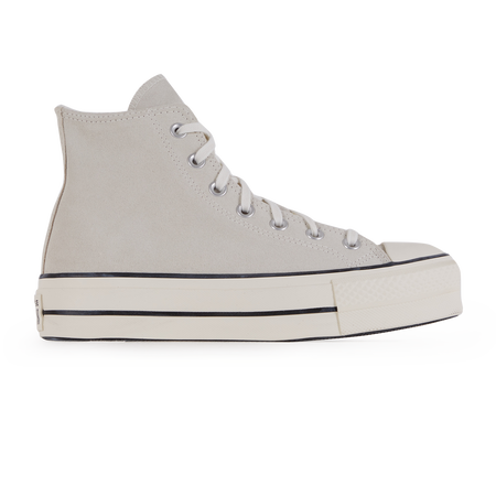CONVERSE chuck taylor all star CHUCK TAYLOR ALL STAR LIFT HI SUEDE BEIGE DONNA
