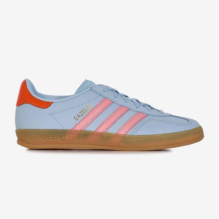 ADIDAS ORIGINALS gazelle GAZELLE INDOOR NUBUCK BLU/ARANCIONE DONNA