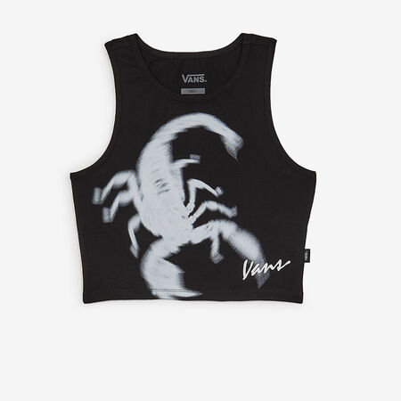 VANS TEE SHIRT TANK VENOM NERO/BIANCO DONNA