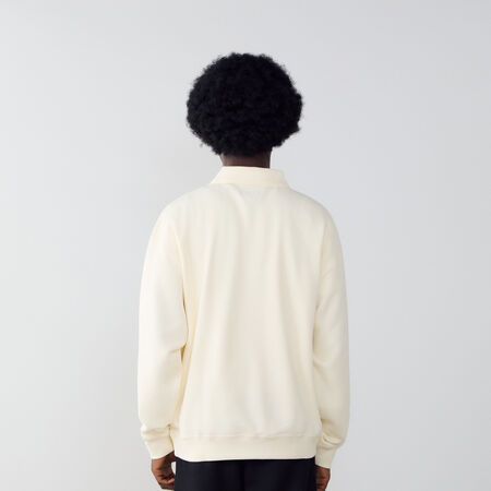 CONVERSE SWEAT POLO RETRO CHUCK BEIGE UOMO