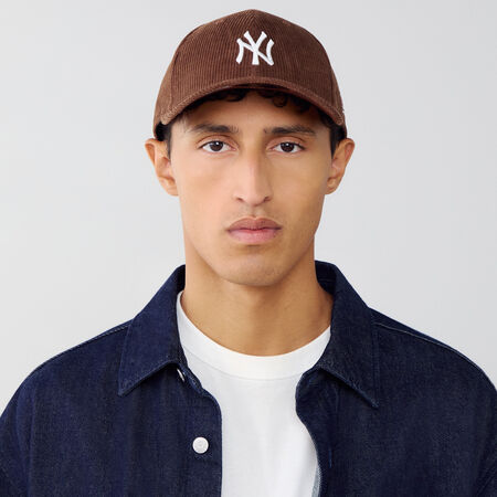 NEW ERA 9FORTY NY MCROWN CORD MARRONE/BIANCO UOMO