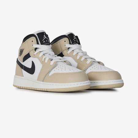 JORDAN air jordan 1 AIR JORDAN 1 MID BIANCO/BEIGE RAGAZZO