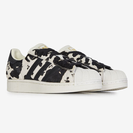 ADIDAS ORIGINALS superstar SUPERSTAR II COW BIANCO/MARRONE DONNA