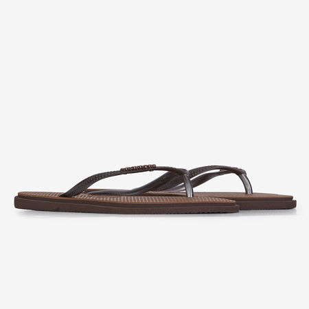 HAVAIANAS SLIM POINT MARRONE DONNA