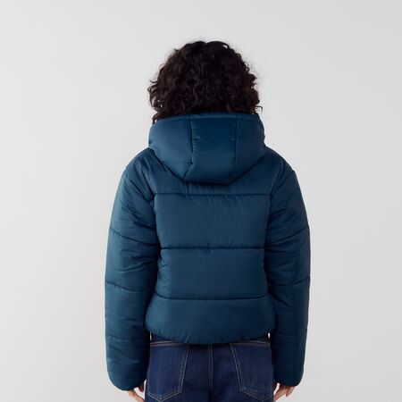 NIKE DOUDOUNE PUFFER BLU SCURO/BIANCO DONNA