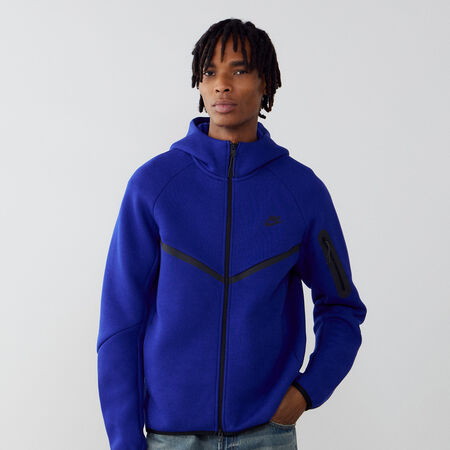 NIKE JACKET TECH FLEECE FZ BLU UOMO