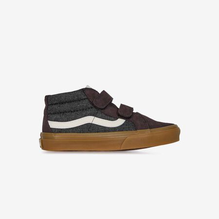SK8-MID V DENIM : GRIGIO/BIANCO