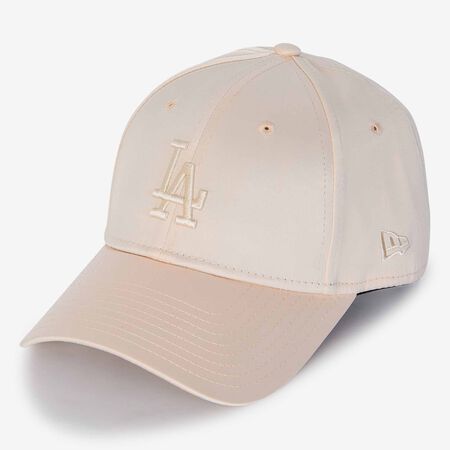 NEW ERA 9FORTY WOMEN LA SATIN LOGO BEIGE DONNA