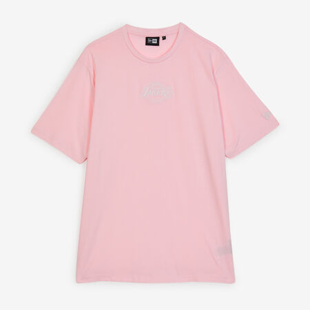 NEW ERA TEE SHIRT LA LAKERS ROSA/BIANCO UOMO