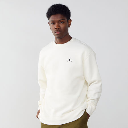 JORDAN SWEAT CREW BROOKLYN ECRU/NERO UOMO
