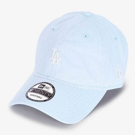 NEW ERA 9TWENTY LA WASHED MINI LOGO BLU/BIANCO UOMO