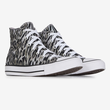 CONVERSE chuck taylor all star CTAS HI LEOPARD BEIGE/NERO DONNA
