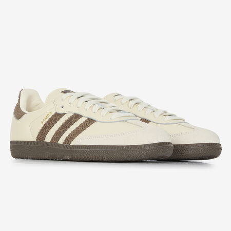 ADIDAS ORIGINALS samba SAMBA OG BEIGE/MARRONE DONNA