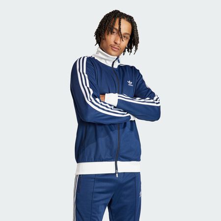 ADIDAS ORIGINALS JACKET FZ ADICOLOR CLASSICS BLU SCURO/BIANCO UOMO