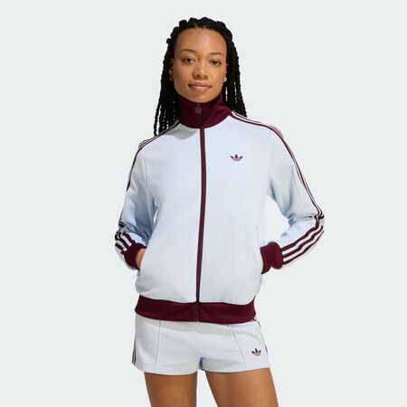 ADIDAS ORIGINALS JACKET FZ CLASSIC BLU/BORDEAUX DONNA