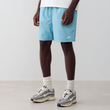 NIKE SHORT CLUB WOVEN FLOW BLU/BIANCO UOMO