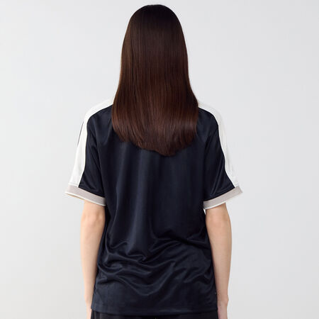 NIKE JERSEY VNECK NERO/GRIGIO DONNA