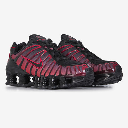 NIKE SHOX TL NERO/ROSSO UOMO