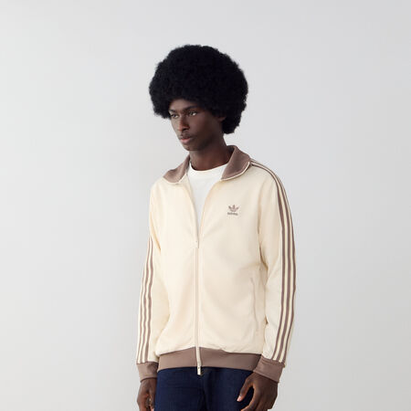 ADIDAS ORIGINALS JACKET FZ BECKENBAUER BEIGE/MARRONE UOMO