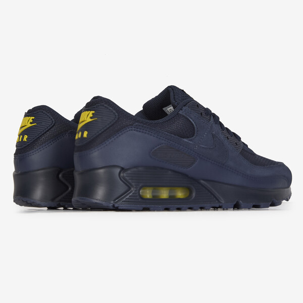 NIKE AIR MAX 90 BLU SCURO/GIALLO SNEAKERS UOMO - Main Image