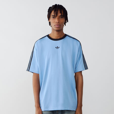 ADIDAS ORIGINALS JERSEY TREFOIL BLU/NERO UOMO
