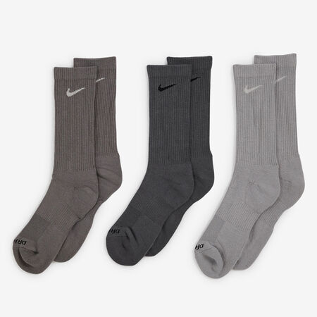 NIKE CALZINI CUSHION CREW X6 GRIGIO UOMO