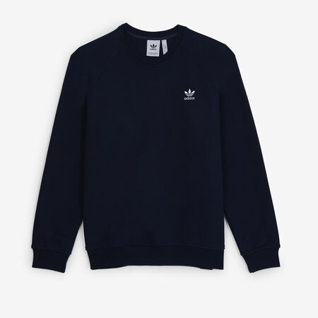 ADIDAS ORIGINALS SWEAT CREW ESSENTIAL TREFOIL BLU SCURO UOMO