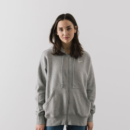 NIKE JACKET HOODIE FZ PHOENIX GRIGIO DONNA