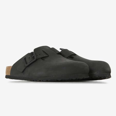BIRKENSTOCK BOSTON NUBUCK BLACK NERO UOMO