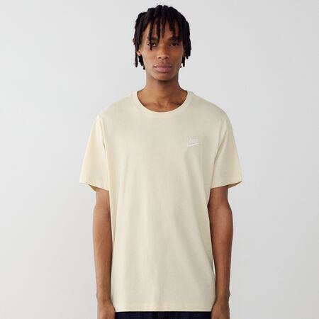 NIKE TEE SHIRT CLUB BEIGE/BIANCO UOMO
