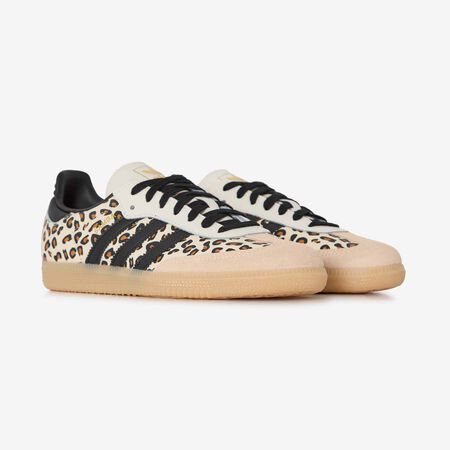 ADIDAS ORIGINALS samba SAMBA OG LEOPARD BEIGE/NERO RAGAZZO