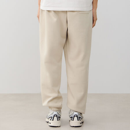 NEW BALANCE PANT JOGGER BOSTON LOGO BEIGE/MARRONE UOMO