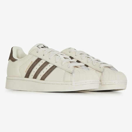 ADIDAS ORIGINALS superstar SUPERSTAR PONY HAIR BIANCO/MARRONE DONNA