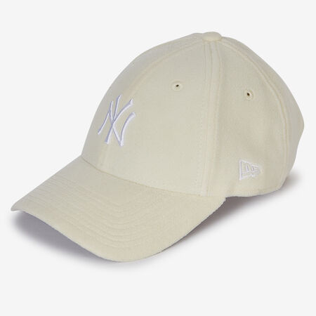 NEW ERA 9FORTY WOMEN NY SHERPA BEIGE/BIANCO UOMO
