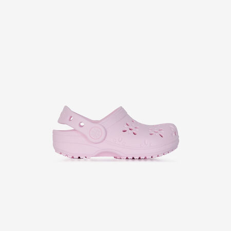 CROCS CLASSIC CLOG FLORAL ROSA NEONATO