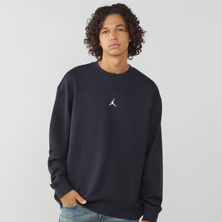 JORDAN SWEAT CREW CENTERED LOGO NERO/BIANCO UOMO
