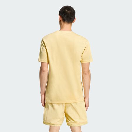 ADIDAS ORIGINALS TEE SHIRT ESSENTIAL GIALLO UOMO