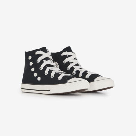 CONVERSE chuck taylor all star CHUCK TAYLOR ALL STAR HI BEADS NERO/BIANCO BAMBINO