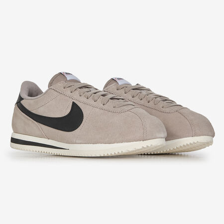 NIKE cortez CORTEZ SUEDE NERO/BEIGE UOMO