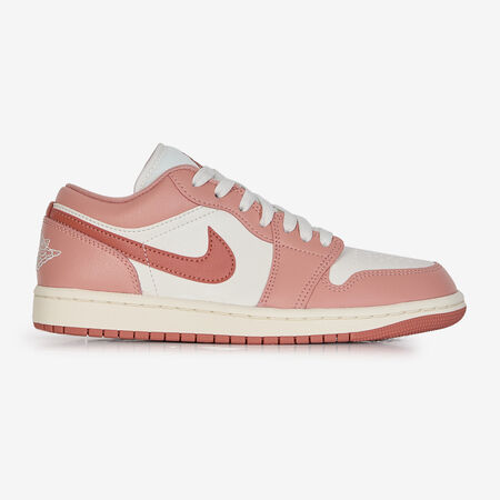 JORDAN AIR JORDAN 1 LOW BIANCO/ROJO DONNA