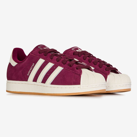 ADIDAS ORIGINALS superstar SUPERSTAR II BORDEAUX/BIANCO UOMO