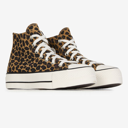 CONVERSE CTAS HI LIFT LEOPARD MARRONE/NERO DONNA