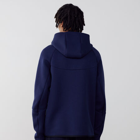 NIKE JACKET TECH FLEECE FZ BLU SCURO/NERO UOMO
