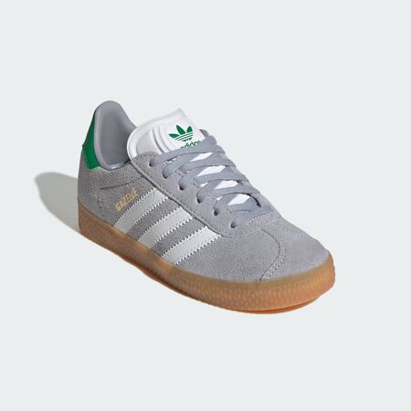 ADIDAS ORIGINALS gazelle GAZELLE GRIGIO/VERDE BAMBINO