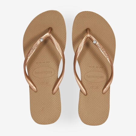 HAVAIANAS slim SLIM CRYSTAL SW II BRONZE DONNA